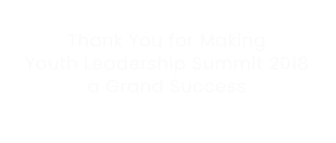 Youth Leadership Summit 2018